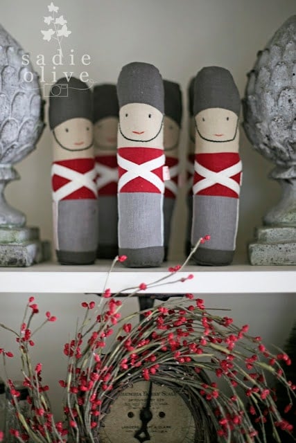 Cute toy felt soilders