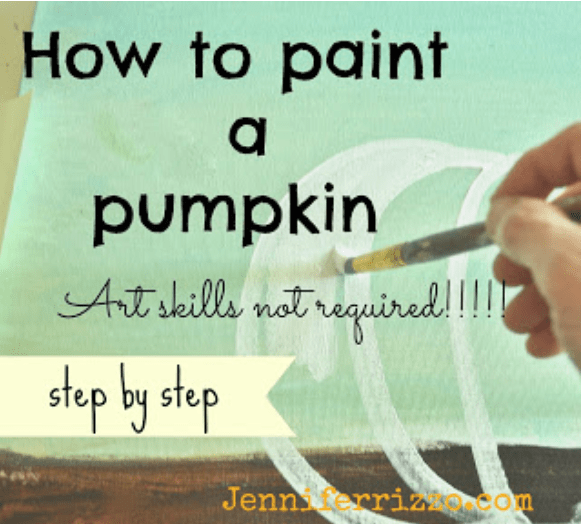 How To Paint Pumpkins On Canvas - Step By Step Painting