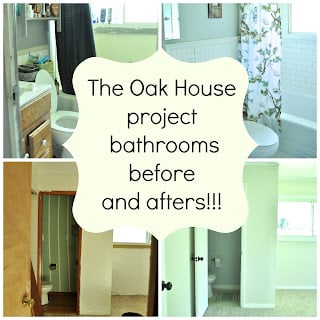 Oak house project before and after button