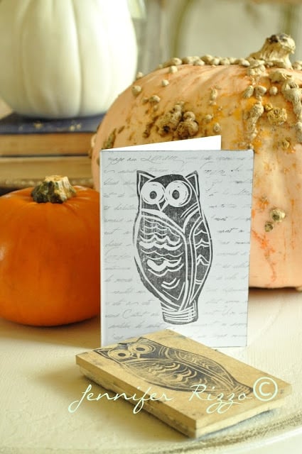 Carve your own rubber stamp DIY