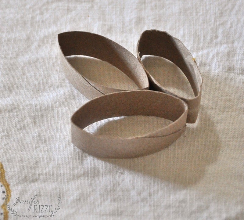 DIY metal quilledpaper inspired garland and wreath Jennifer Rizzo