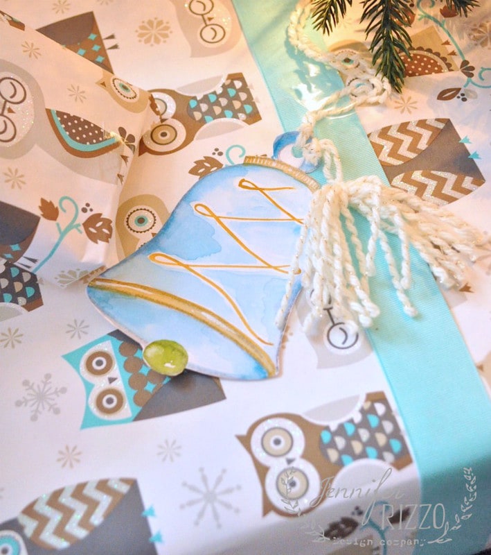 Christmas bell gift tags and printables - Jennifer Rizzo
