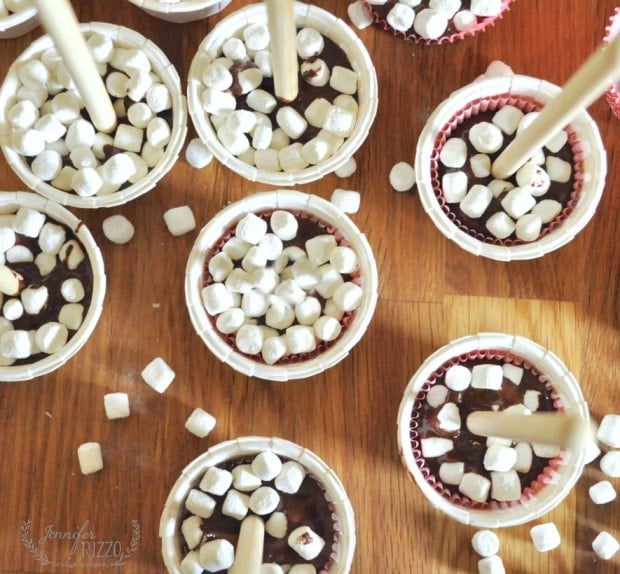Fun miniature hot cocoa cups Jennifer Rizzo