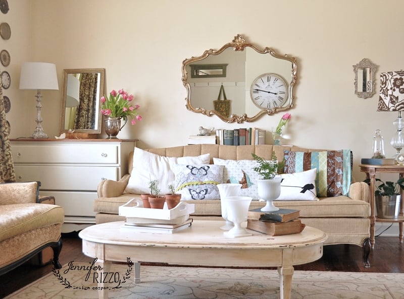 Furniture placement in a rectangular roomthe living room Jennifer Rizzo