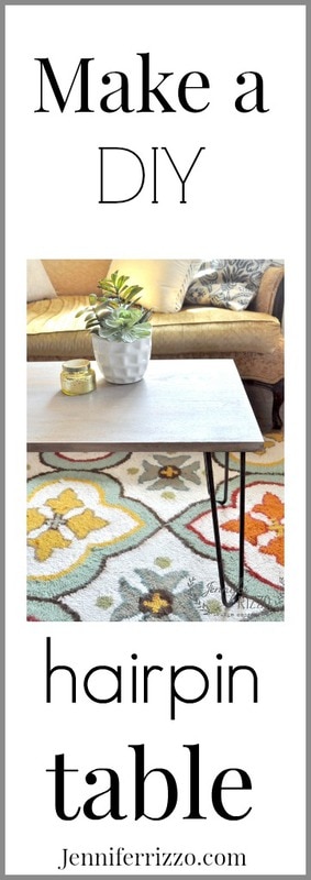 How to make a DIY hairpin table - Jennifer Rizzo