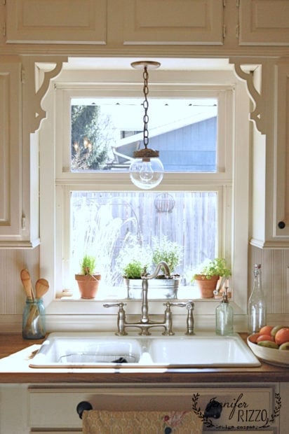 Kitchen windowsill decorating ideas - Jennifer Rizzo