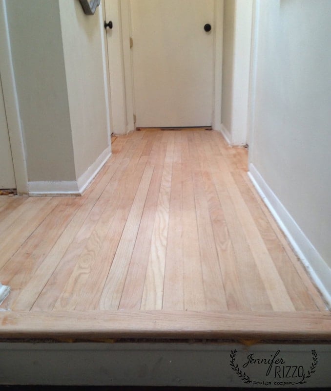 Refinishing Wood Floors In The Hallway Jennifer Rizzo