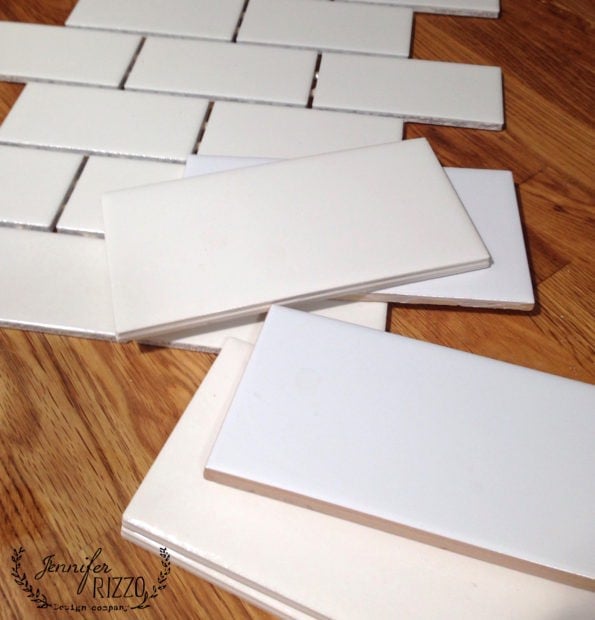 The difference between white subway tiles from tile stores and home improvement stores