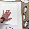 String Painting Paint Pulled String Art - Jennifer Rizzo