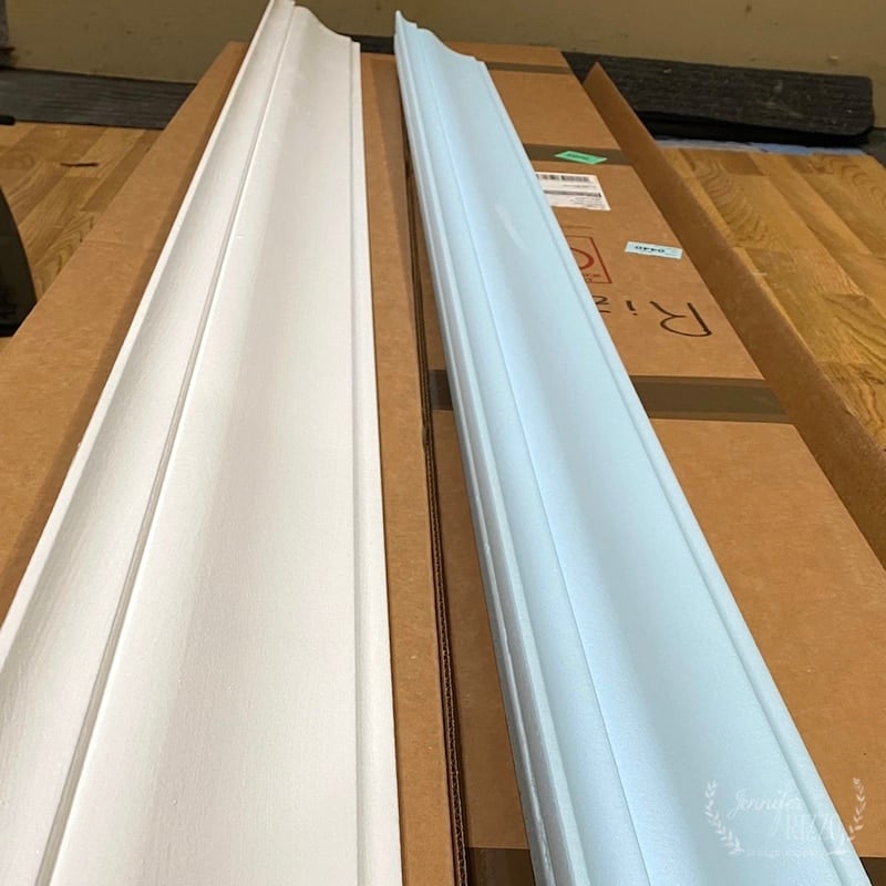 Fast and Easy Crown Molding and a Living Room Makeover Jennifer Rizzo