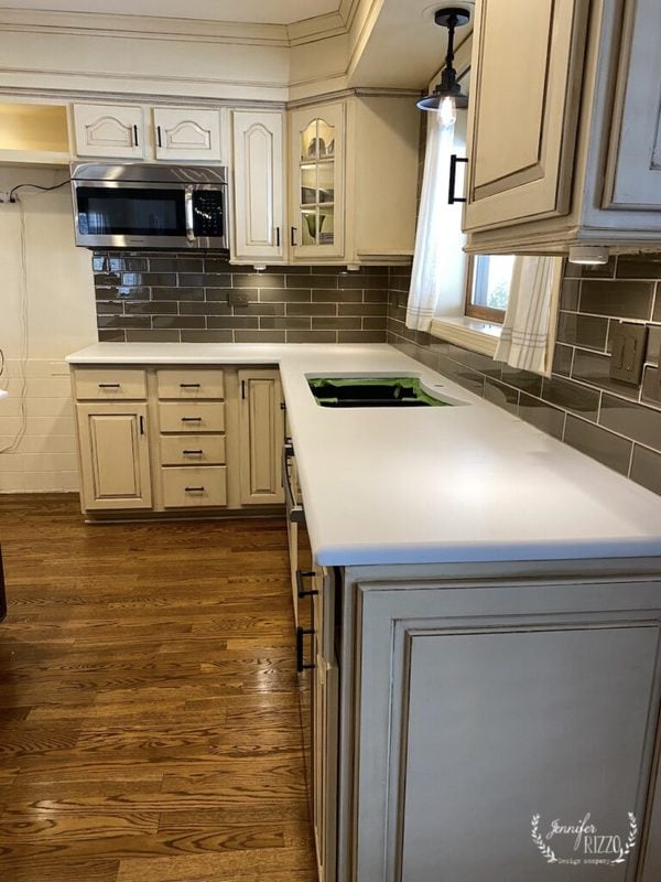 Paint Granite Countertops to Look Like Marble Jennifer Rizzo