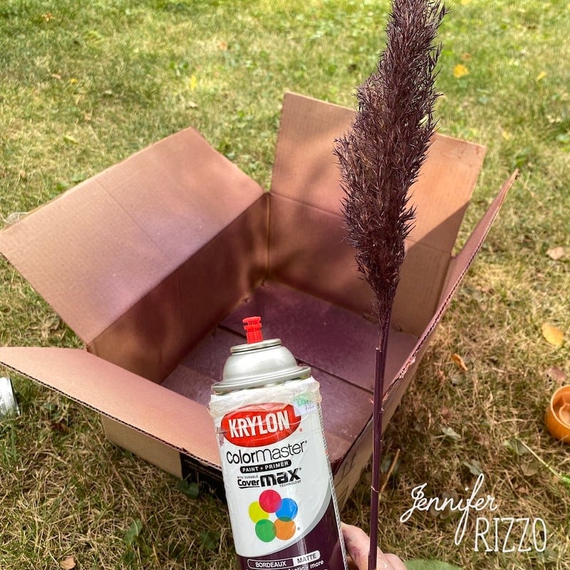 Spray Paint Dried Flowers Jennifer Rizzo