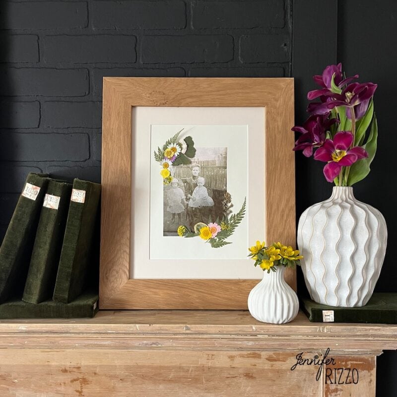 DIY Framed Pressed Flowers