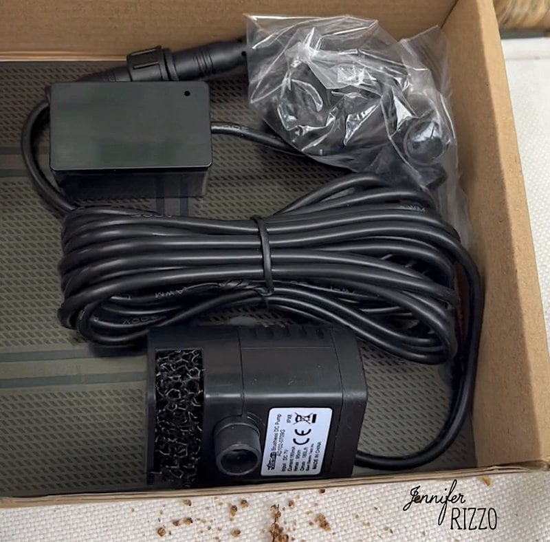 Solar powered water fountain pump