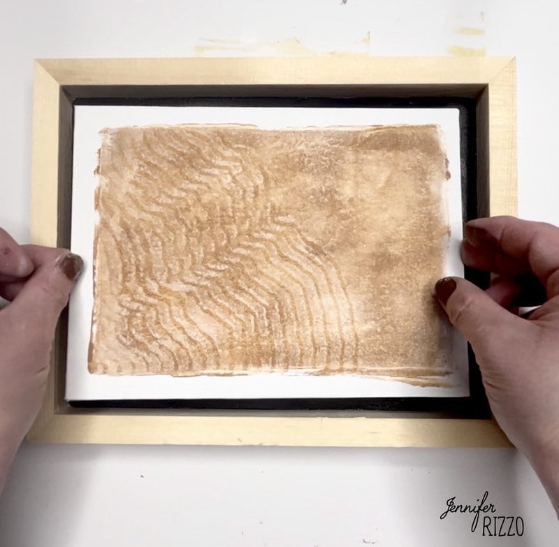 Easy DIY Floating Frame for Artwork - Jennifer Rizzo